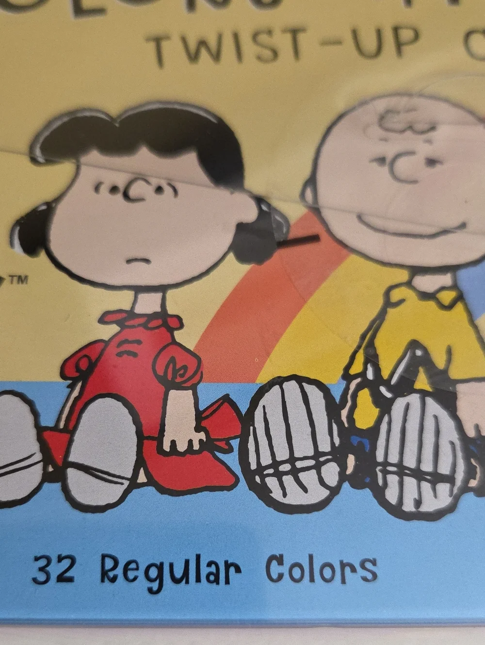 NEW Peanuts Colors-in-Motion Twist-Up Crayons - Multicolor Assortment 50 Colors